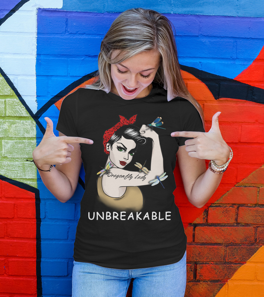 Dragonfly Lady Unbreakable T-Shirt