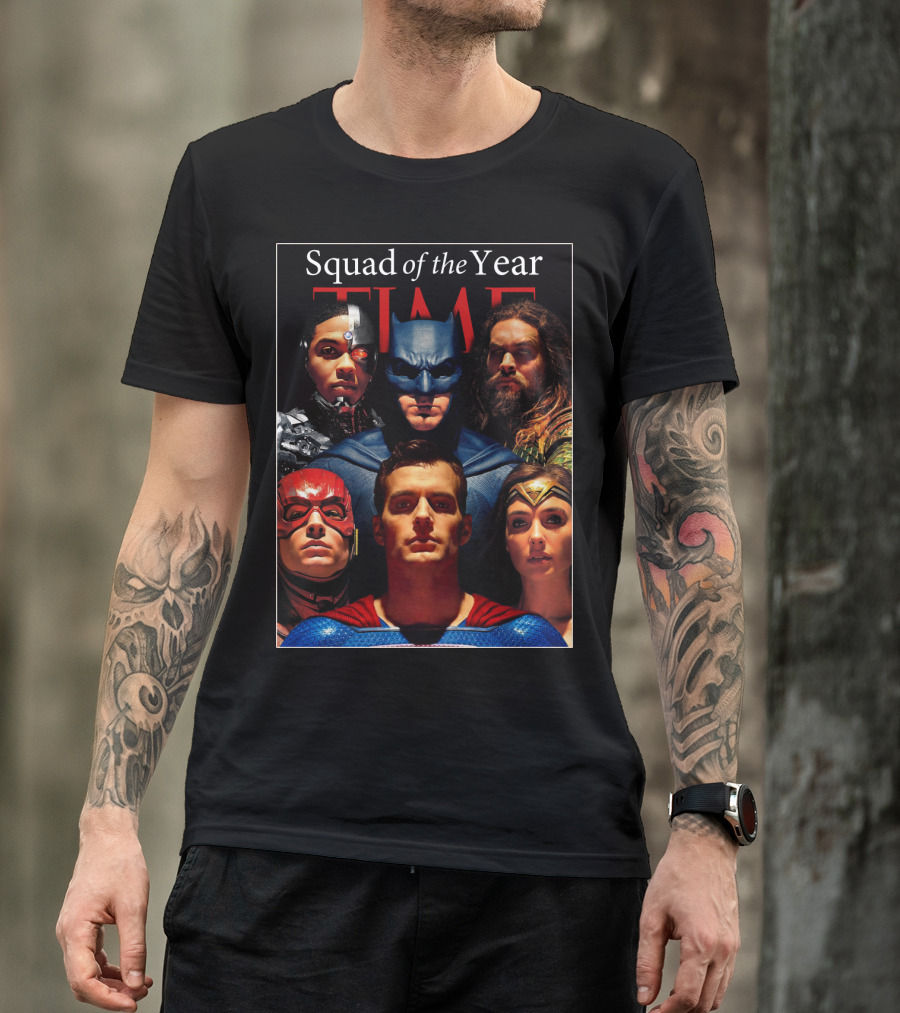 Squad Of The Year TIME Justice League Heroes T-Shirt