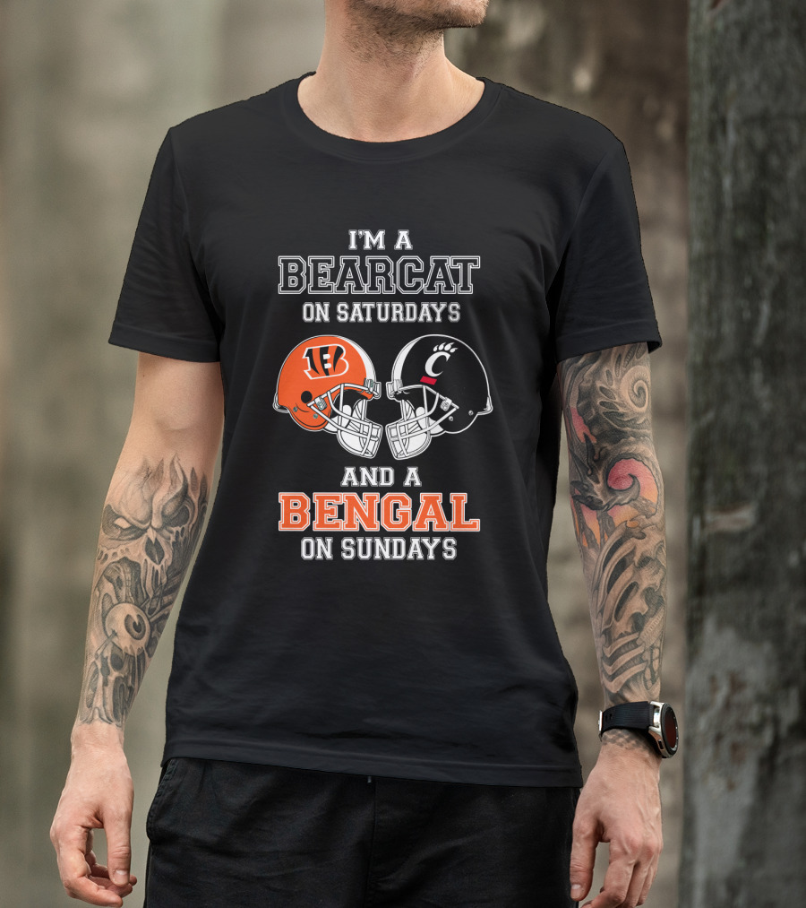 I'm A Bearcat On Saturdays And A Bengal On Sundays T-Shirt