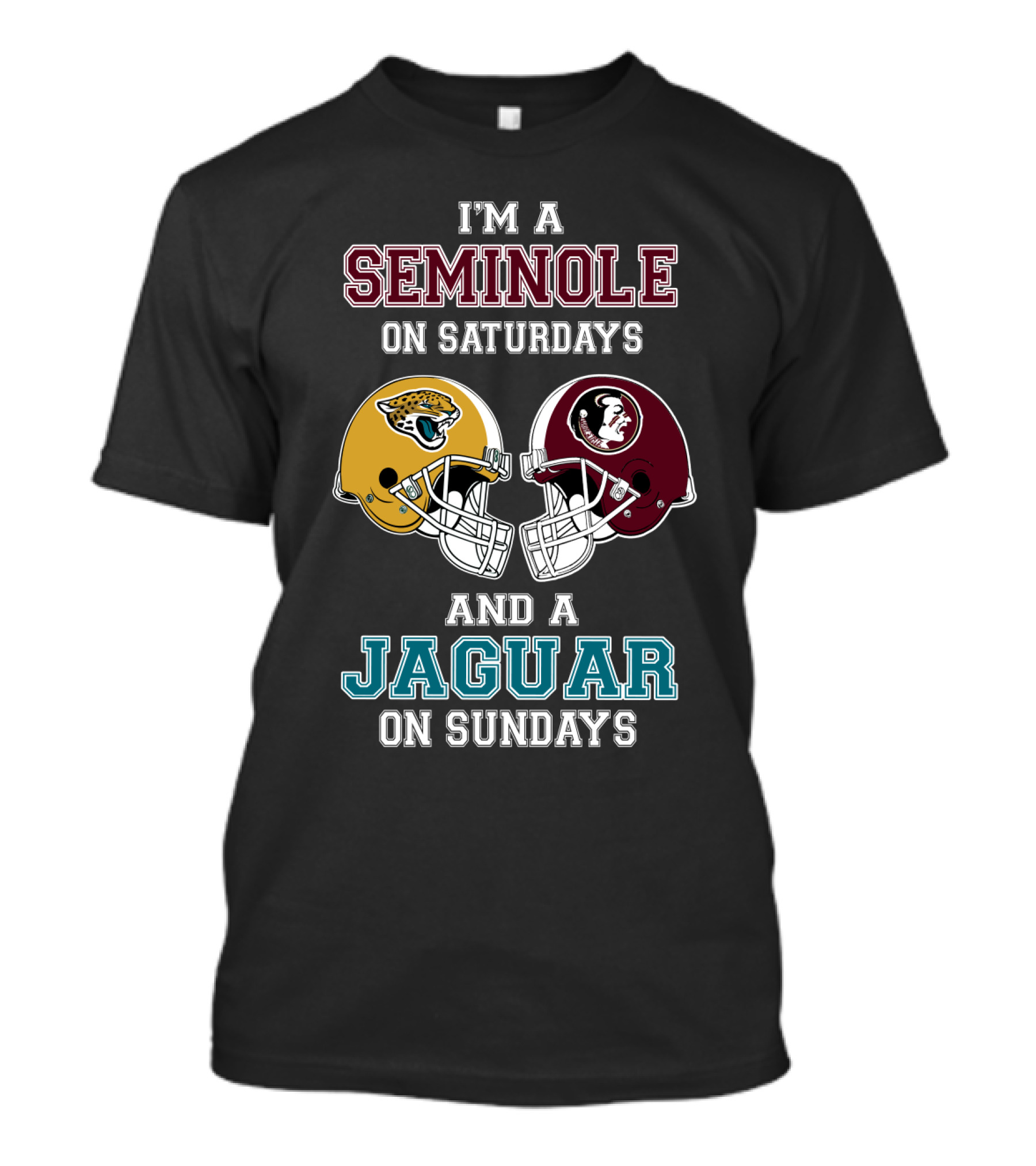 I'm A Seminole On Saturdays And A Jaguar On Sundays T-Shirt