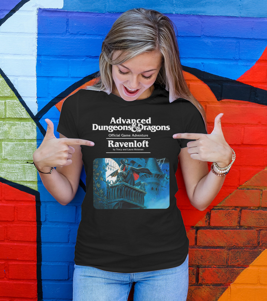 Advanced Dungeons And Dragons Official Game Adventure Ravenloft By Tracy And Laura Hickman T-Shirt