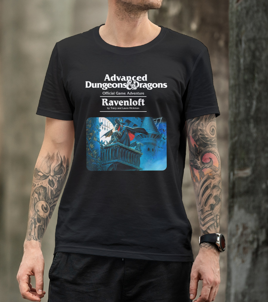 Advanced Dungeons And Dragons Official Game Adventure Ravenloft By Tracy And Laura Hickman T-Shirt