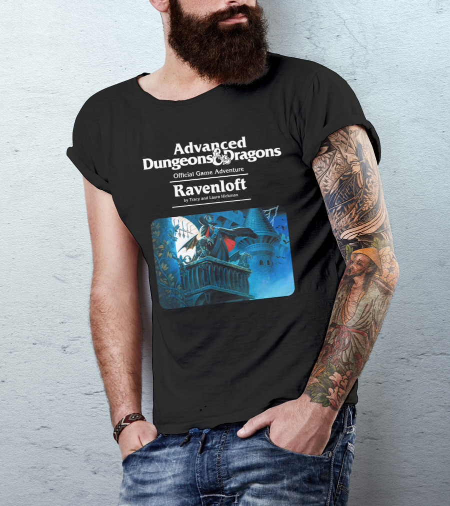 Advanced Dungeons And Dragons Official Game Adventure Ravenloft By Tracy And Laura Hickman T-Shirt
