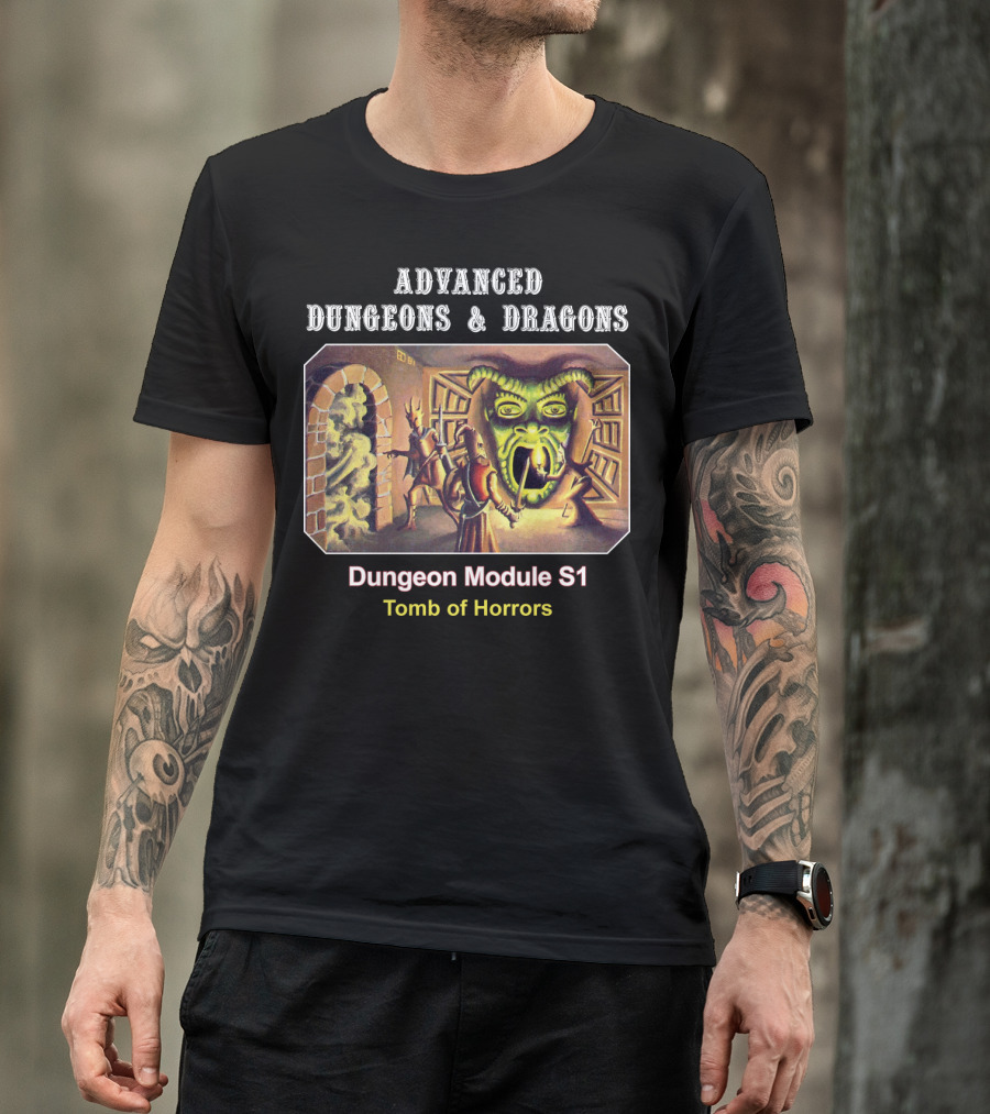 Advanced Dungeons And Dragons Dungeon Module S1 Tomb Of Horrors T-Shirt