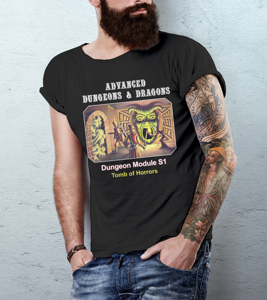 Advanced Dungeons And Dragons Dungeon Module S1 Tomb Of Horrors T-Shirt