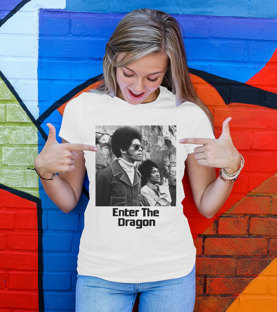 Enter The Dragon Bruce Lee Vintage Scene T-Shirt
