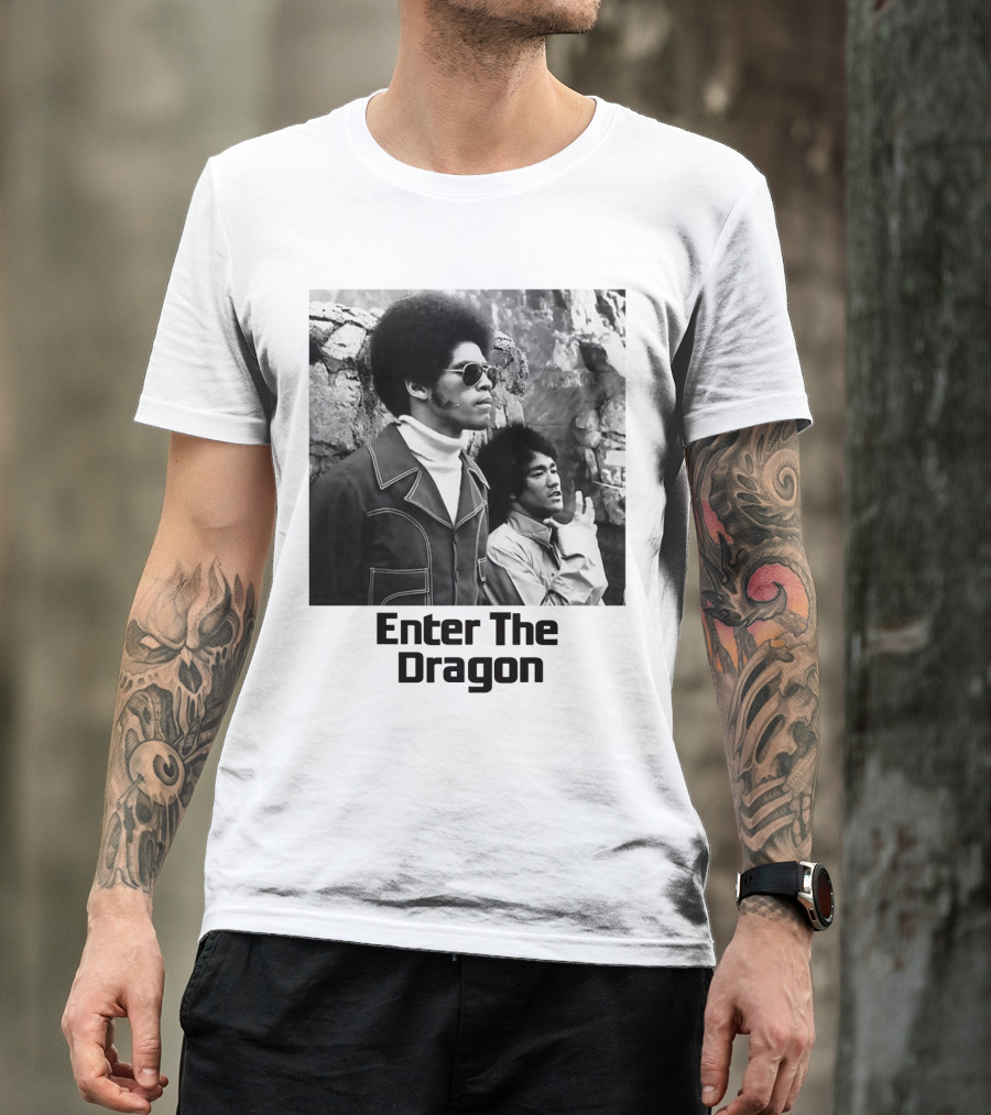 Enter The Dragon Bruce Lee Vintage Scene T-Shirt
