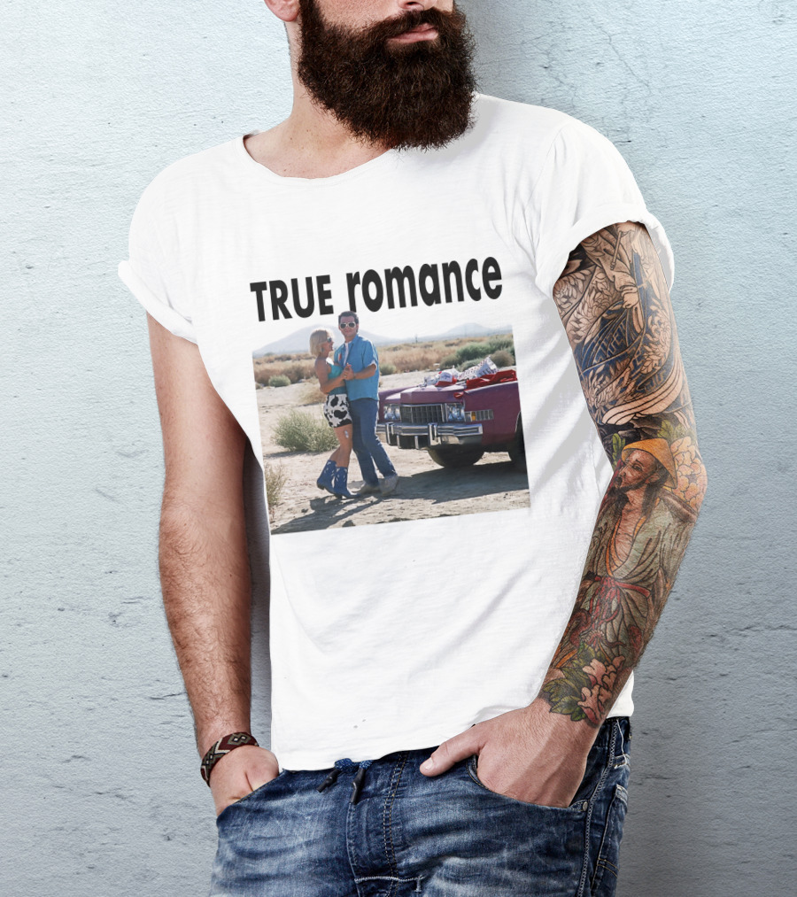 TRUE Romance Classic Movie Scene Desert Cadillac T-Shirt