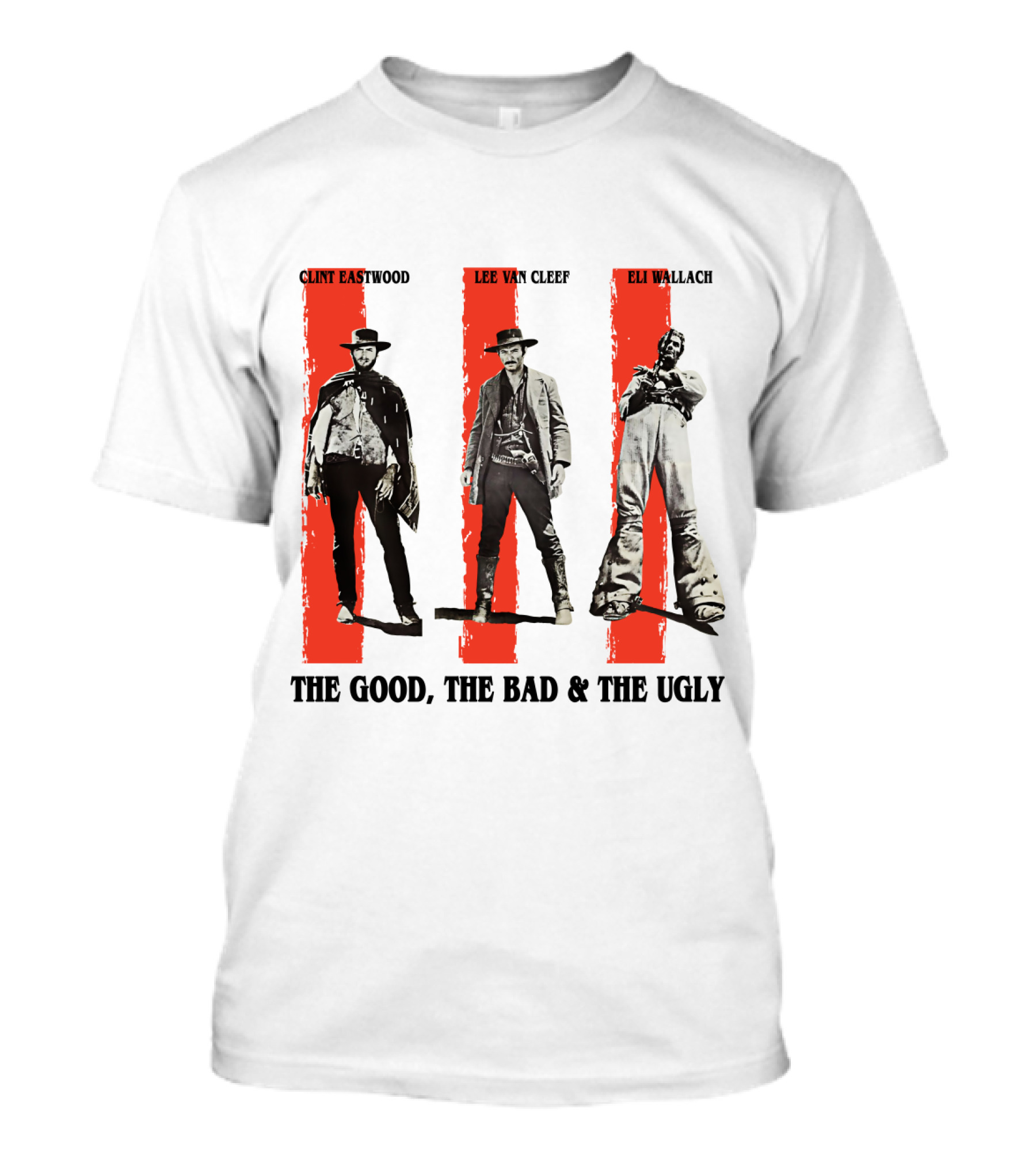Clint Eastwood Lee Van Cleef Eli Wallach The Good The Bad And The Ugly T-Shirt