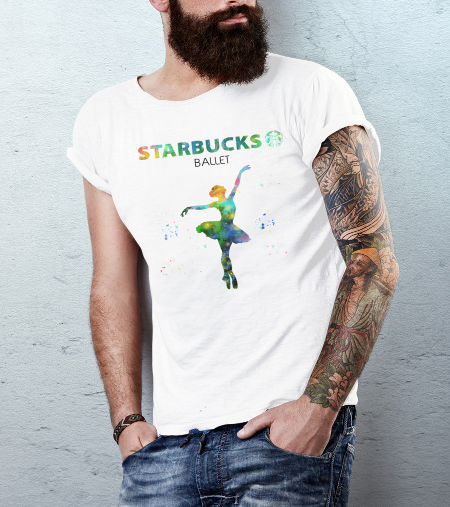 Starbucks Ballet Colorful Dance T-Shirt