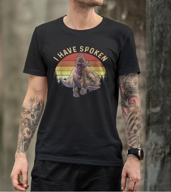 Kuill The Mandalorian I Have Spoken Retro Sunset T-Shirt