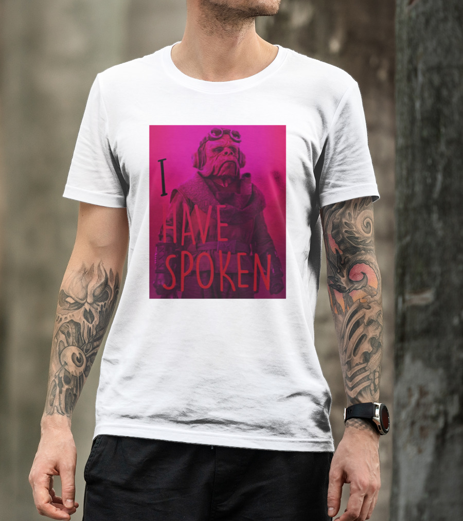 The Mandalorian Kuiil Portrait I Have Spoken T-Shirt