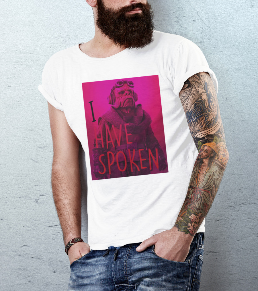 The Mandalorian Kuiil Portrait I Have Spoken T-Shirt