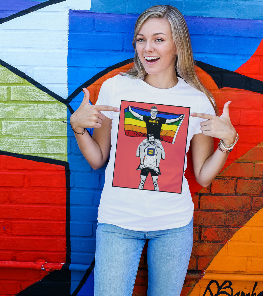 Equality Pride Flag Human Rights Campaign T-Shirt