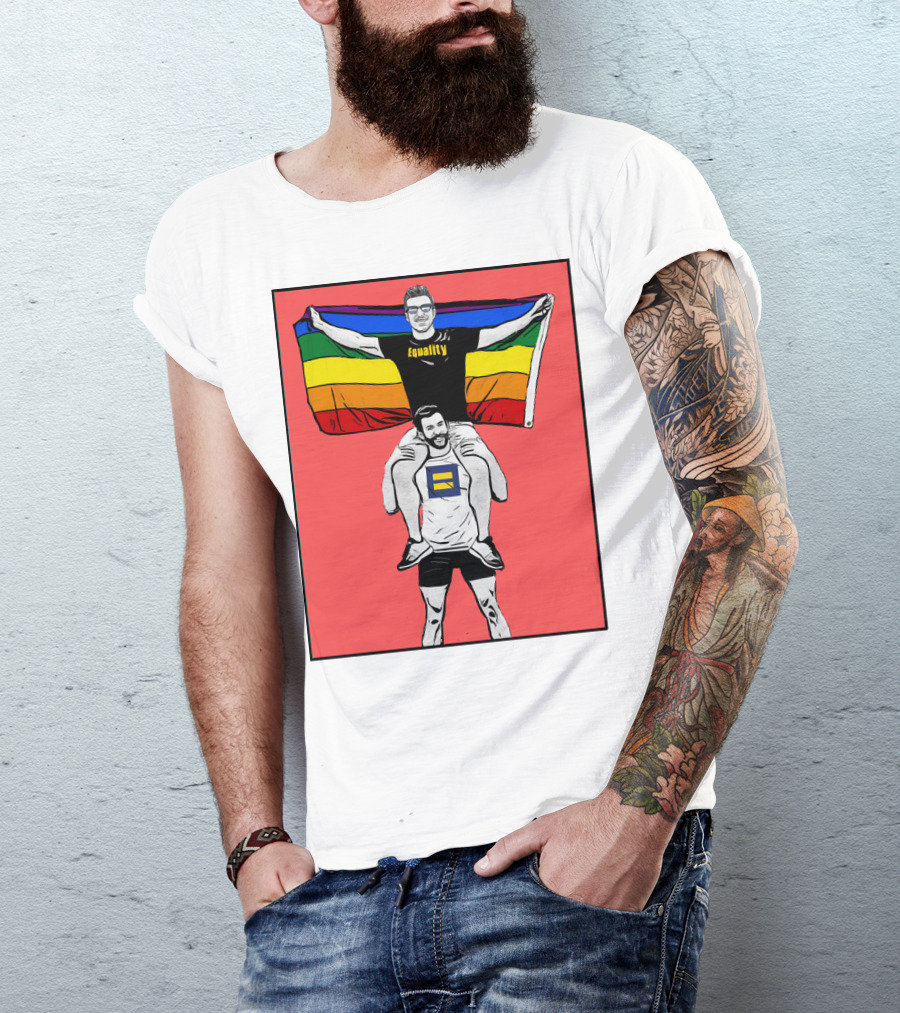 Equality Pride Flag Human Rights Campaign T-Shirt