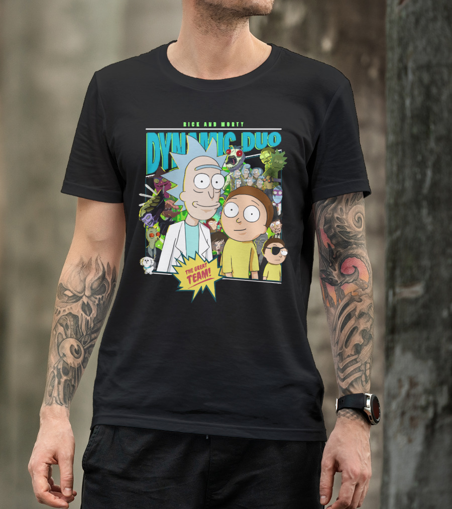 Rick And Morty Dynamic Duo The Great Team T-Shirt