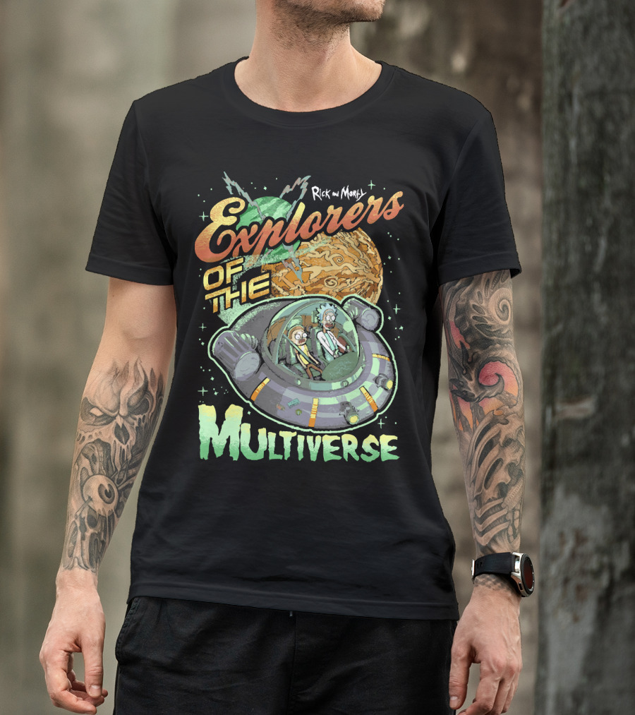 Rick And Morty Explorers Of The Multiverse T-Shirt