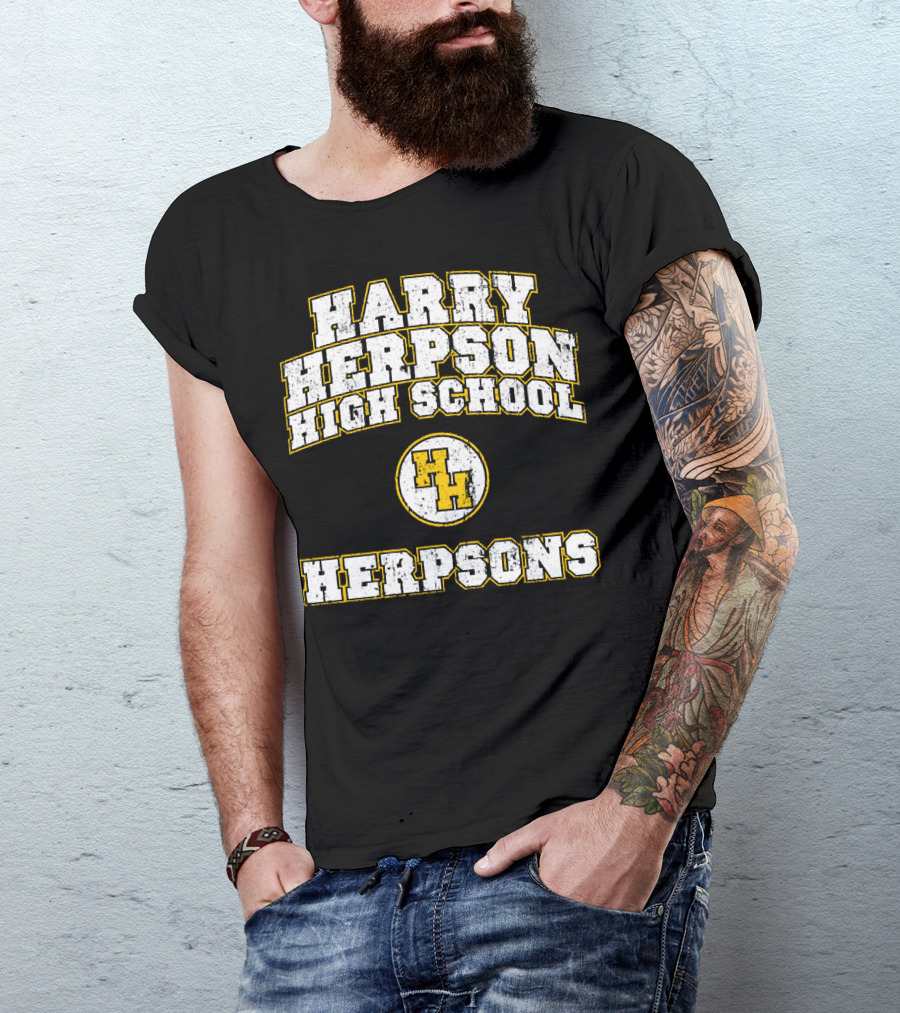 Harry Herpson High School Herpsons HH T-Shirt