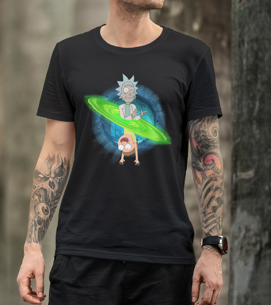 Rick Morty Portal Adventure T-Shirt