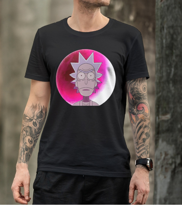 Samurai Rick Anime Crossover Style Expression T-Shirt