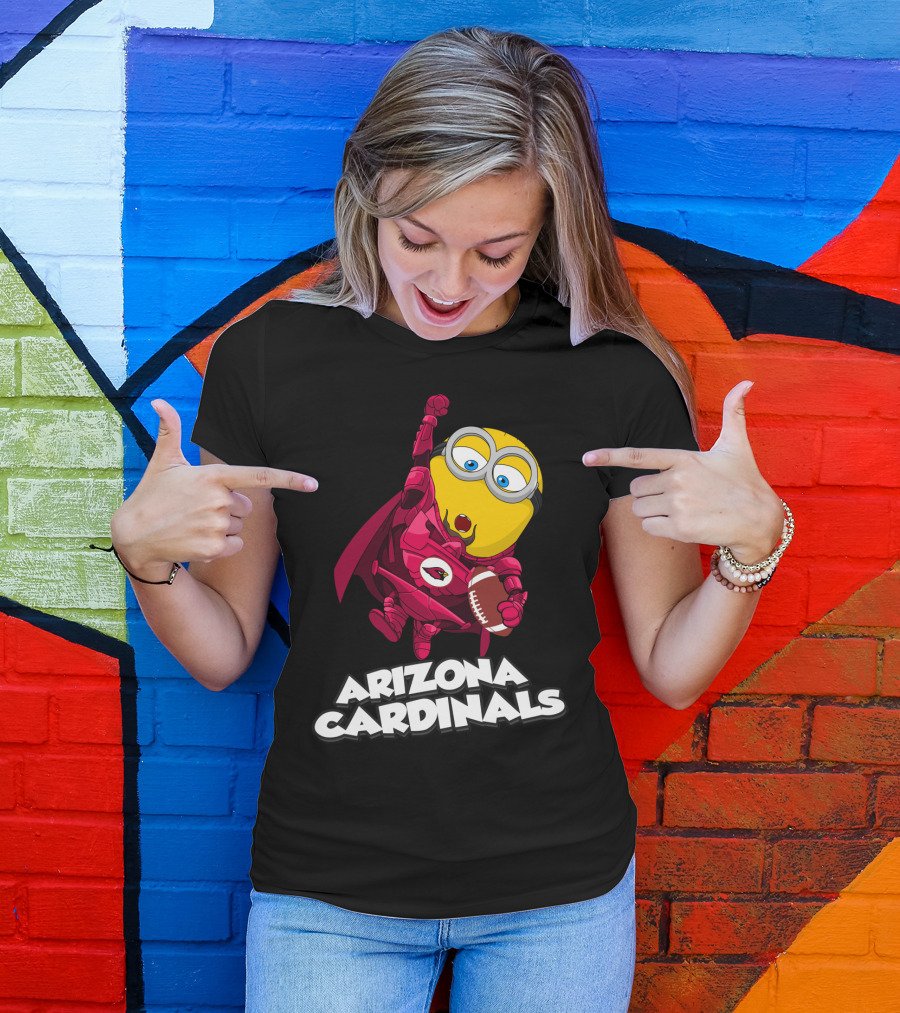 Arizona Cardinals Minion Football Hero T-Shirt