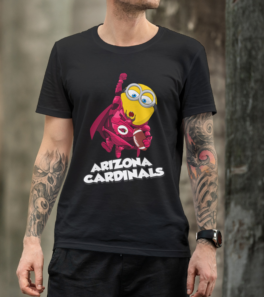 Arizona Cardinals Minion Football Hero T-Shirt