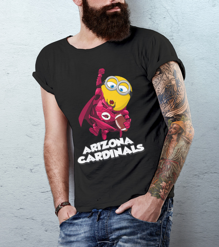 Arizona Cardinals Minion Football Hero T-Shirt
