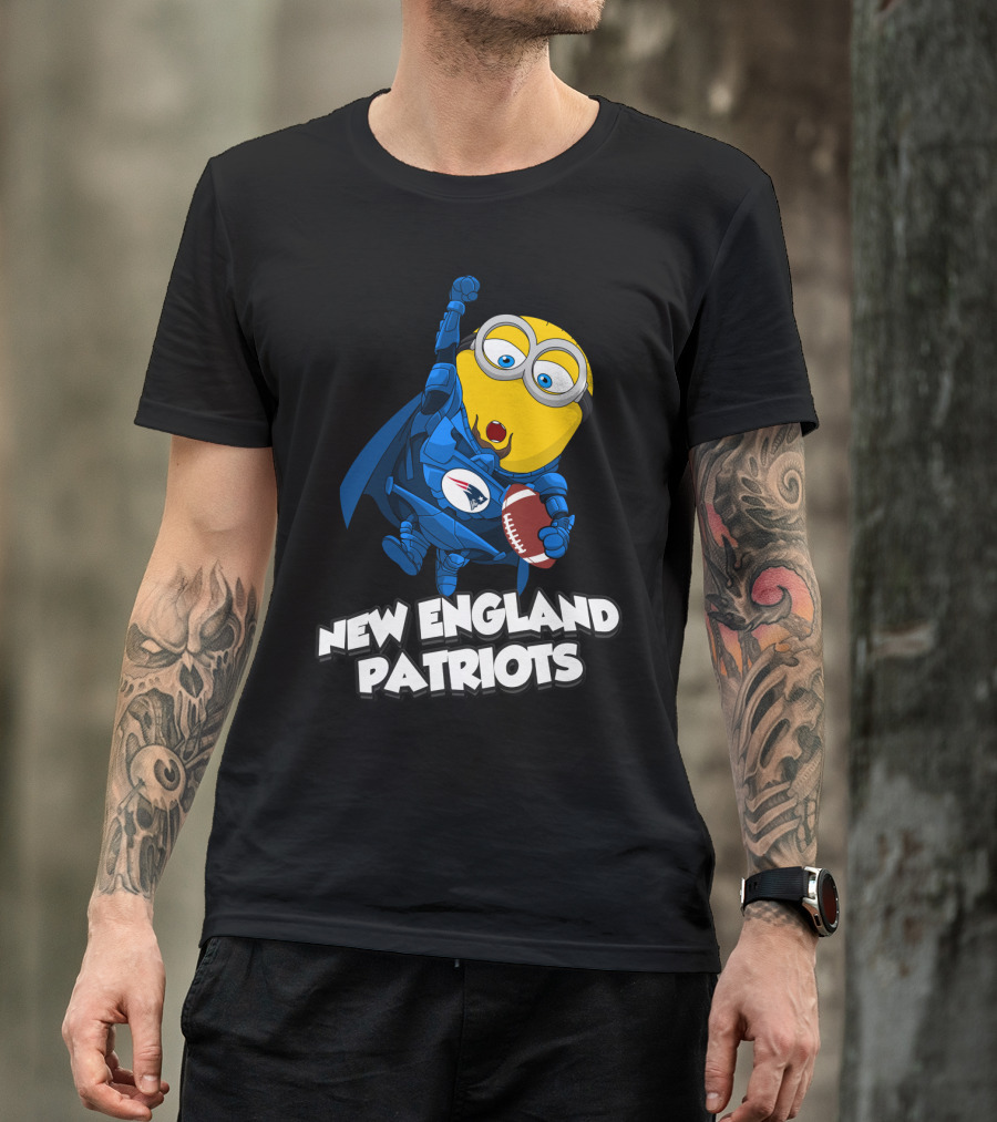 New England Patriots Minion Football Fan Celebration T-Shirt