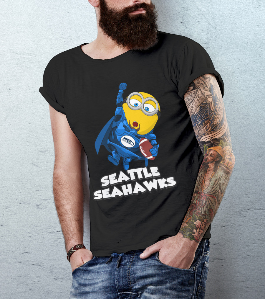 Seattle Seahawks Minion Football Fan T-Shirt