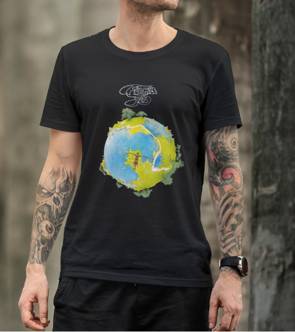Fragile Yes Planet Cover T-Shirt