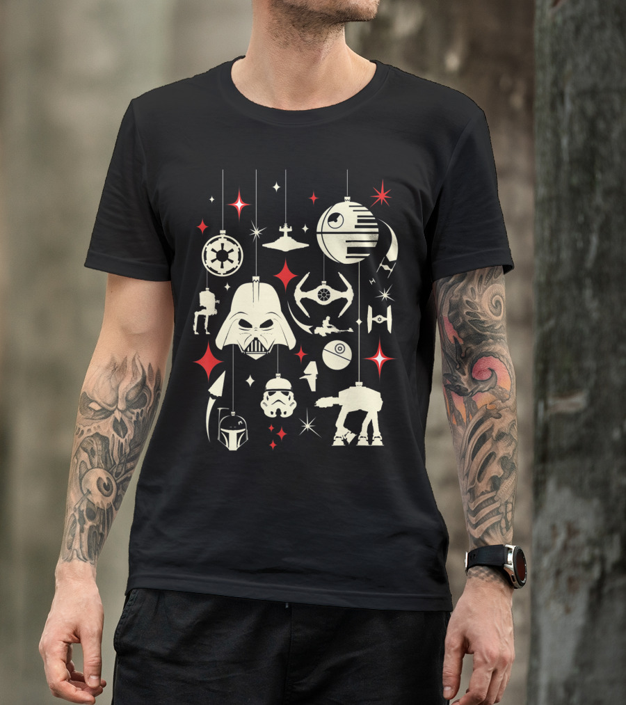 Star Wars Galactic Holiday Ornaments Collection T-Shirt