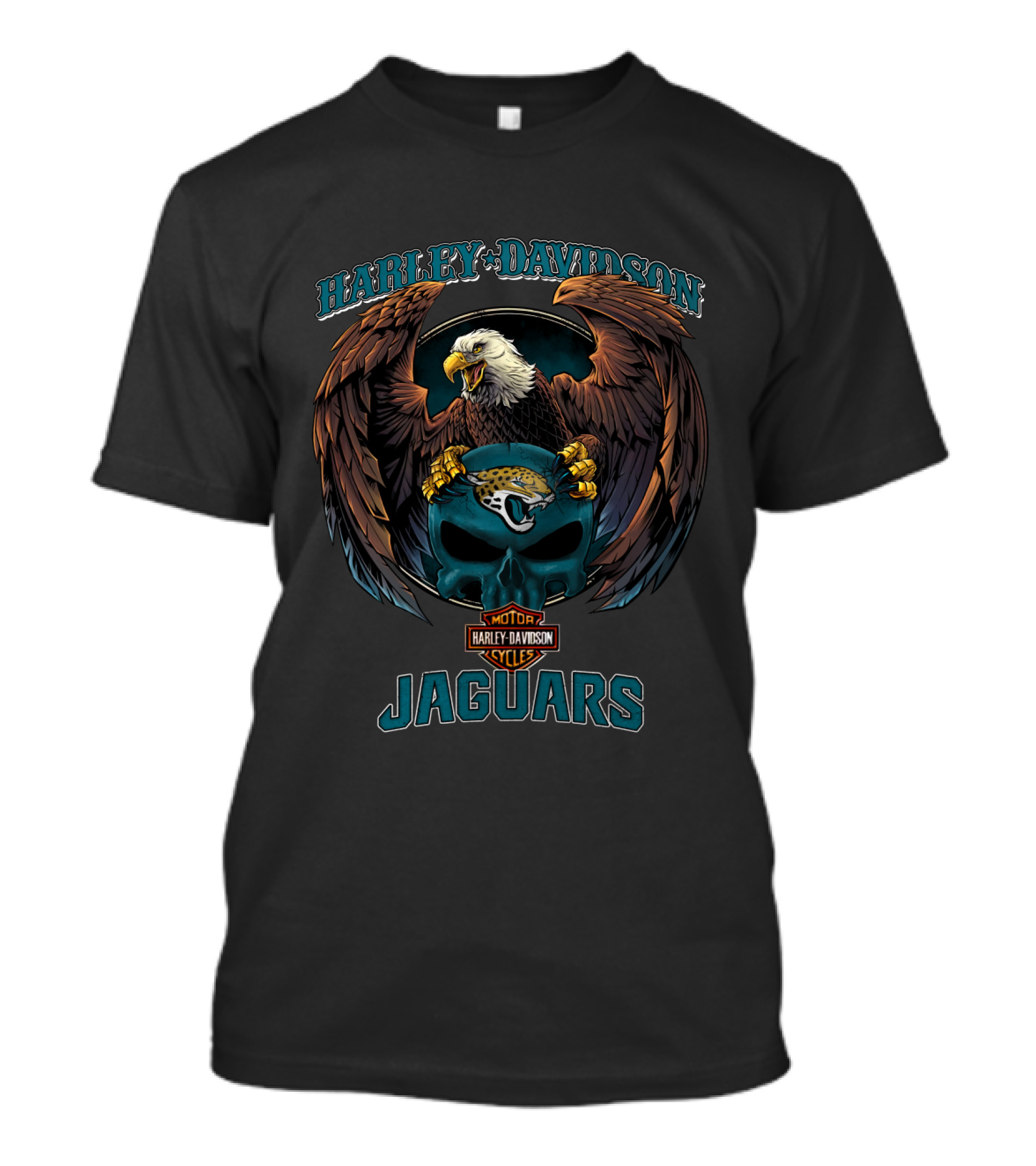 Harley Davidson Motor Cycles Jaguars T-Shirt