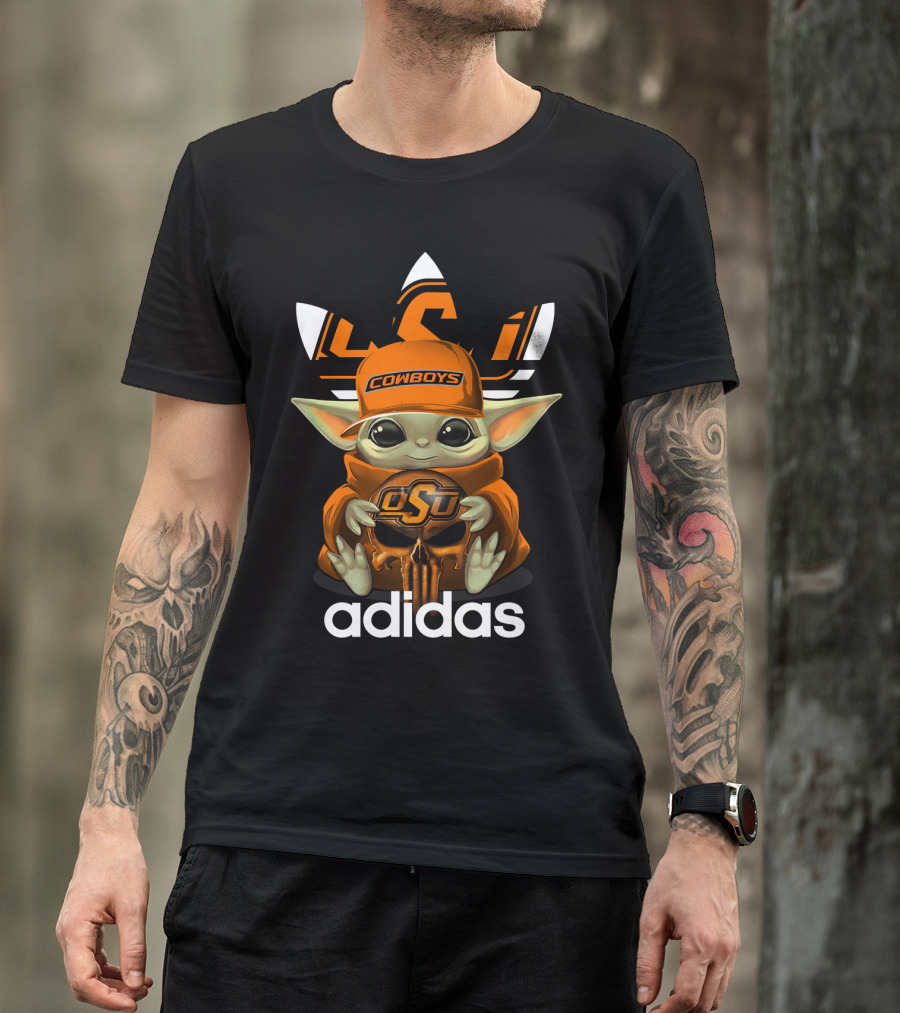 OSU Cowboys Baby Yoda T-Shirt