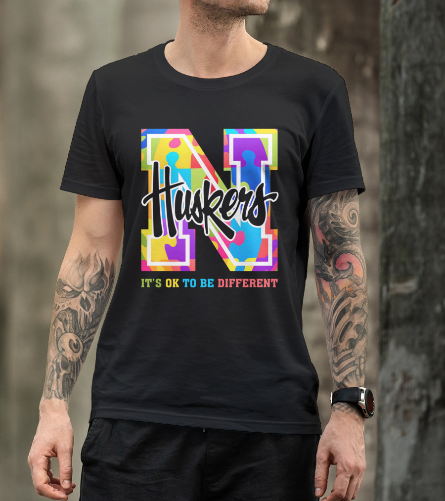 Huskers It's OK To Be Different T-Shirt