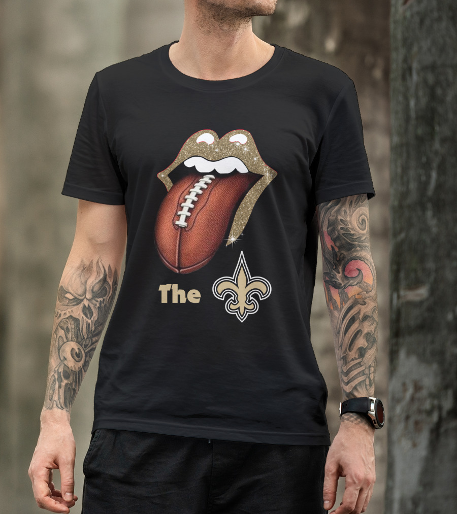 The Smile Saints Football Iconic Logo Fleur-de-Lis T-Shirt