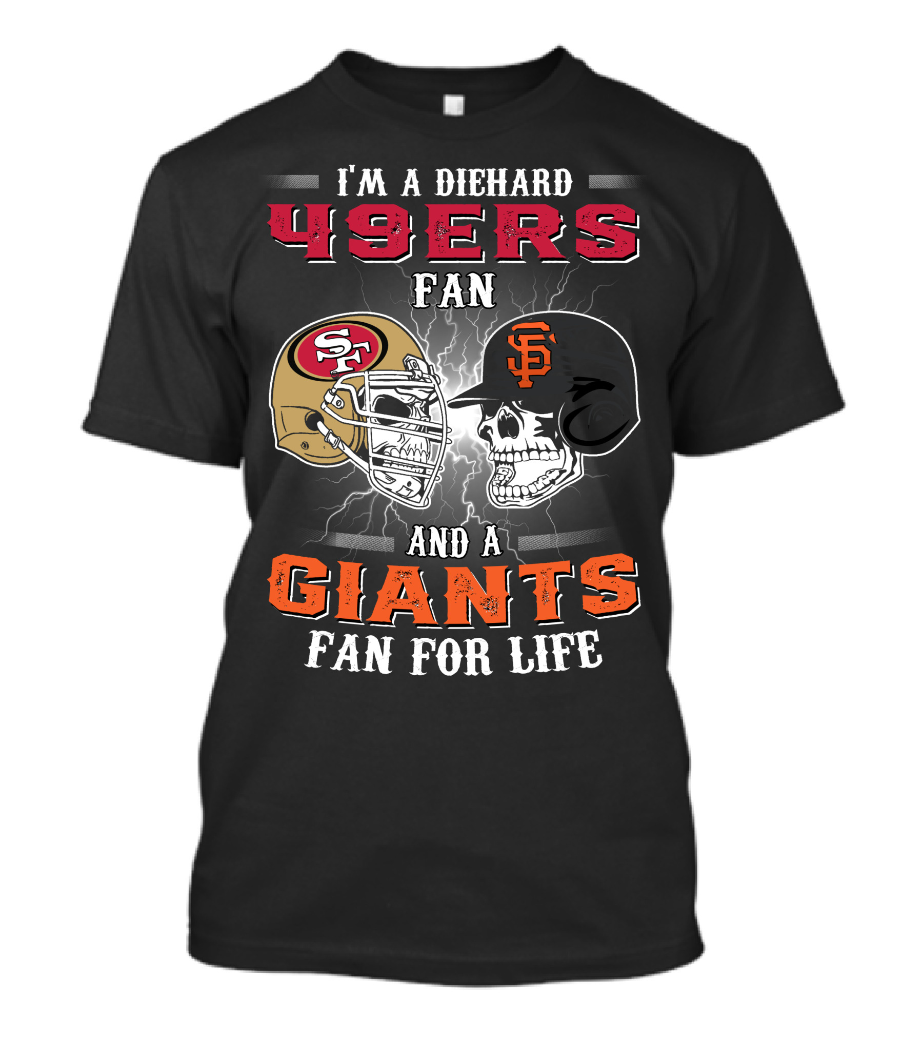 49ers Fan And A Giants Fan T-Shirt