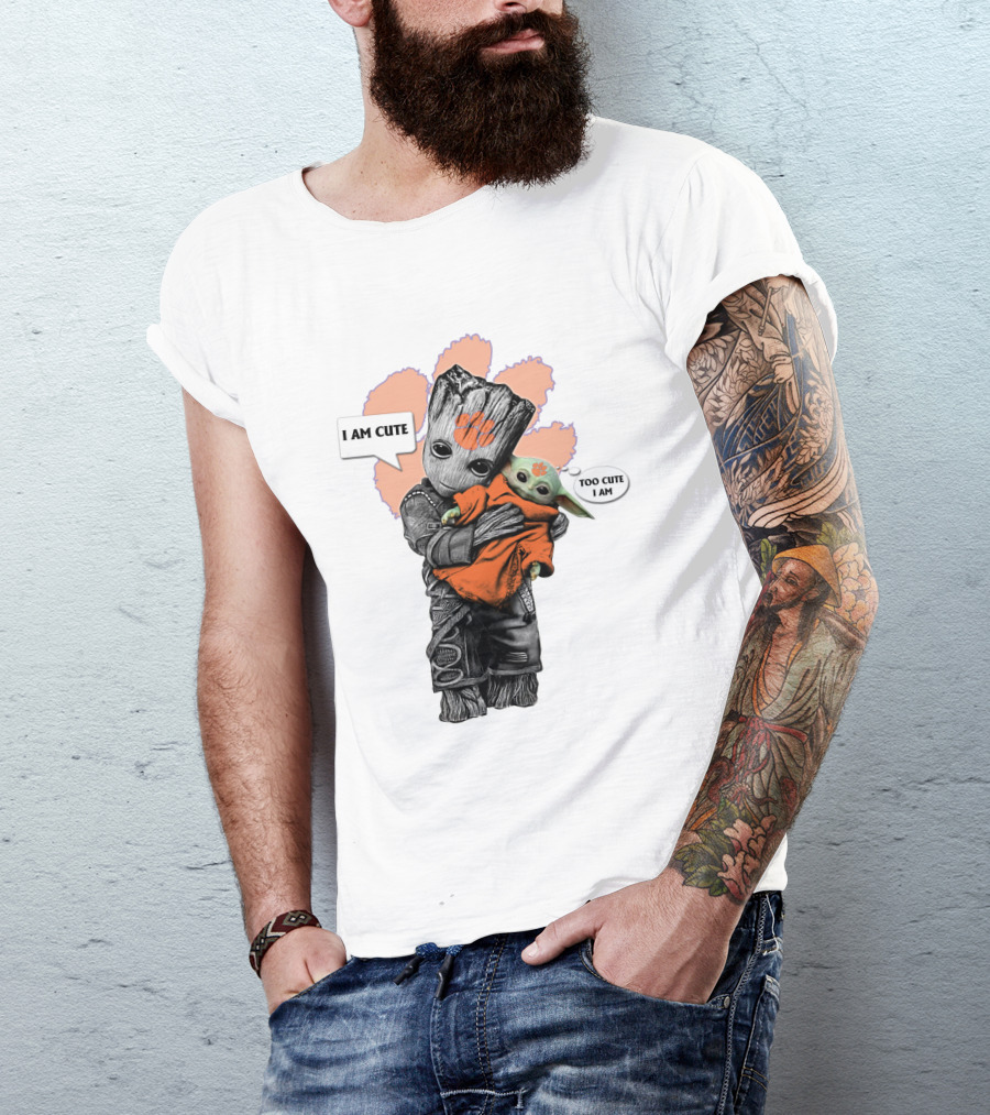 I AM CUTE TOO CUTE I AM CT 010 NCAA YodaST T-Shirt