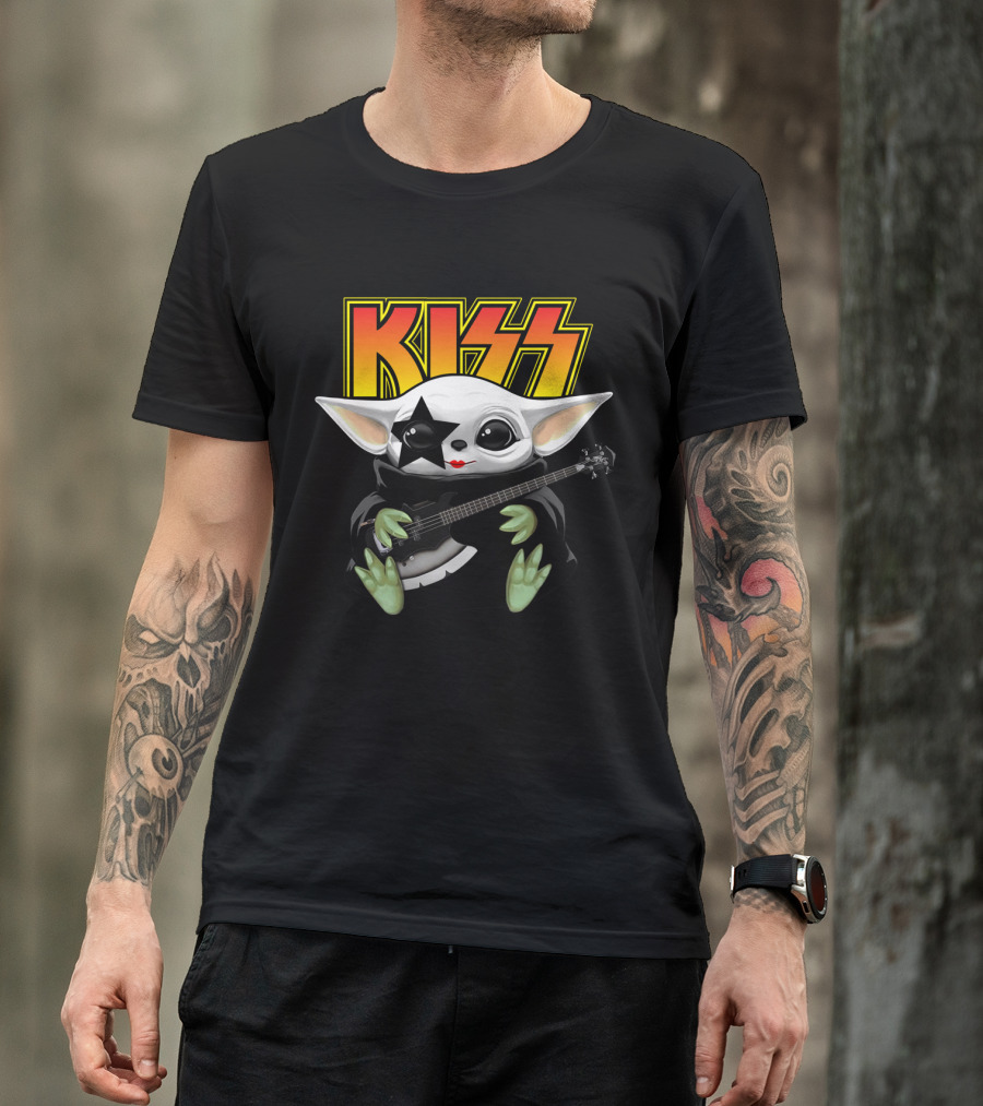 KISS Baby Alien Guitar Paul Stanley T-Shirt