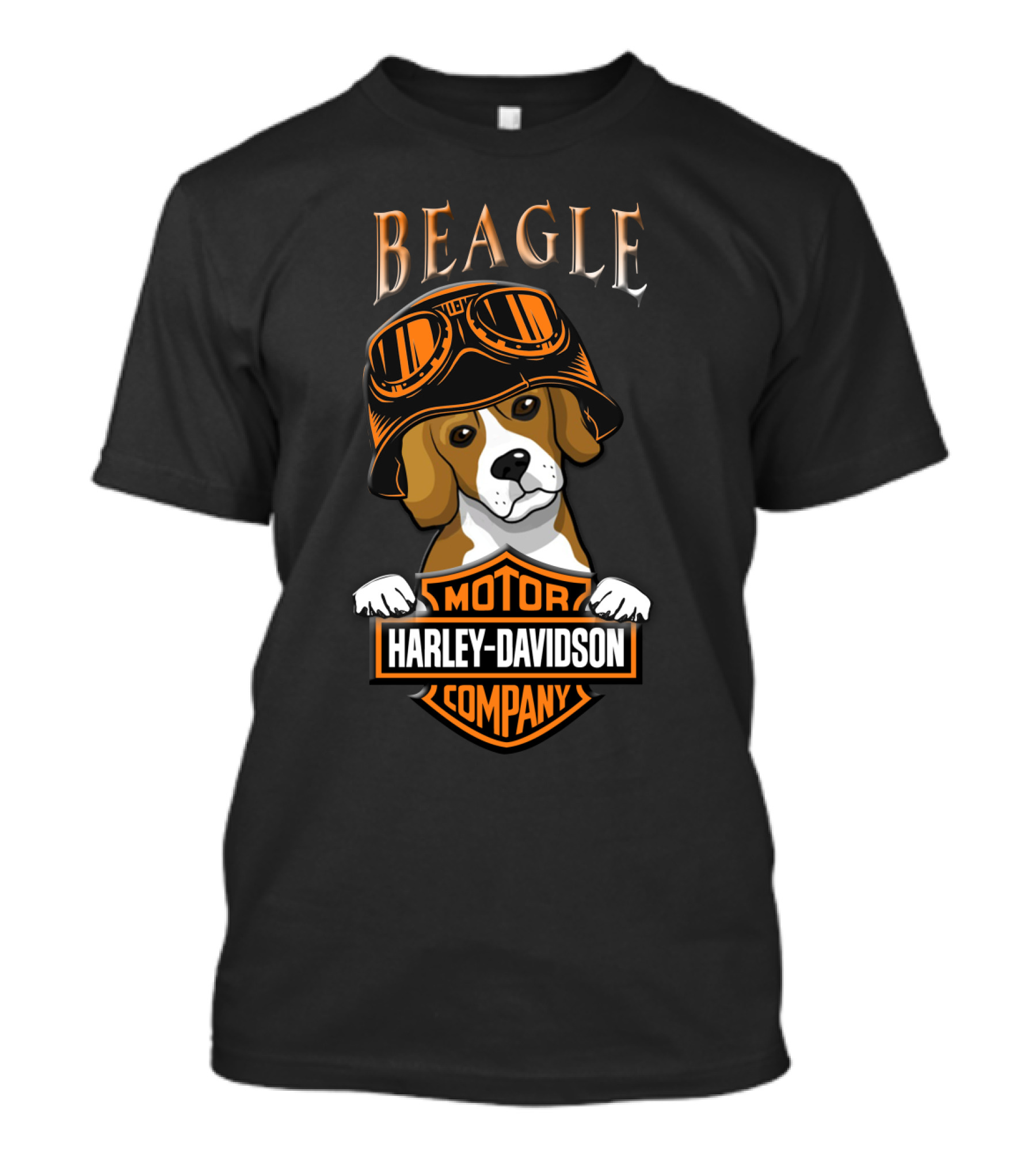 Beagle Harley Davidson Motor Company T-Shirt