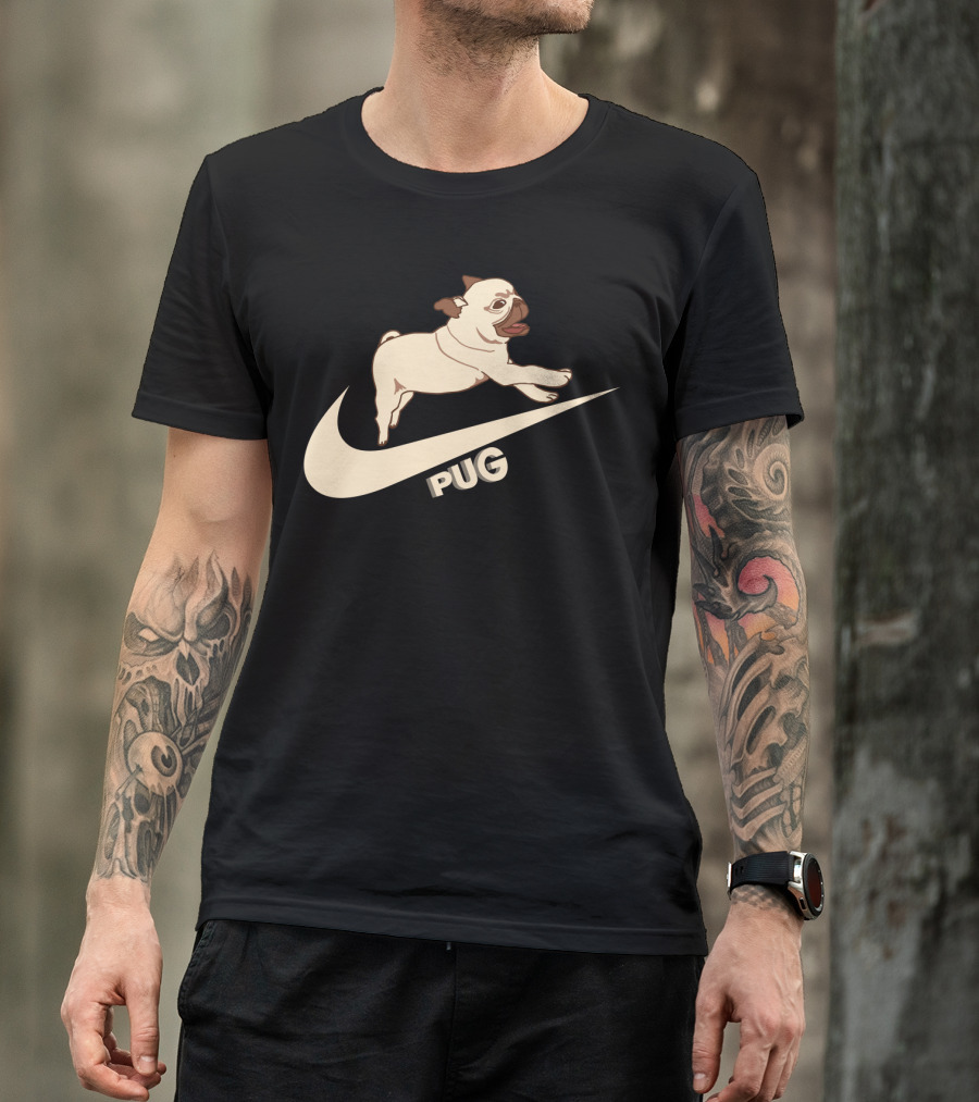 Pug Nike Logo Style T-Shirt