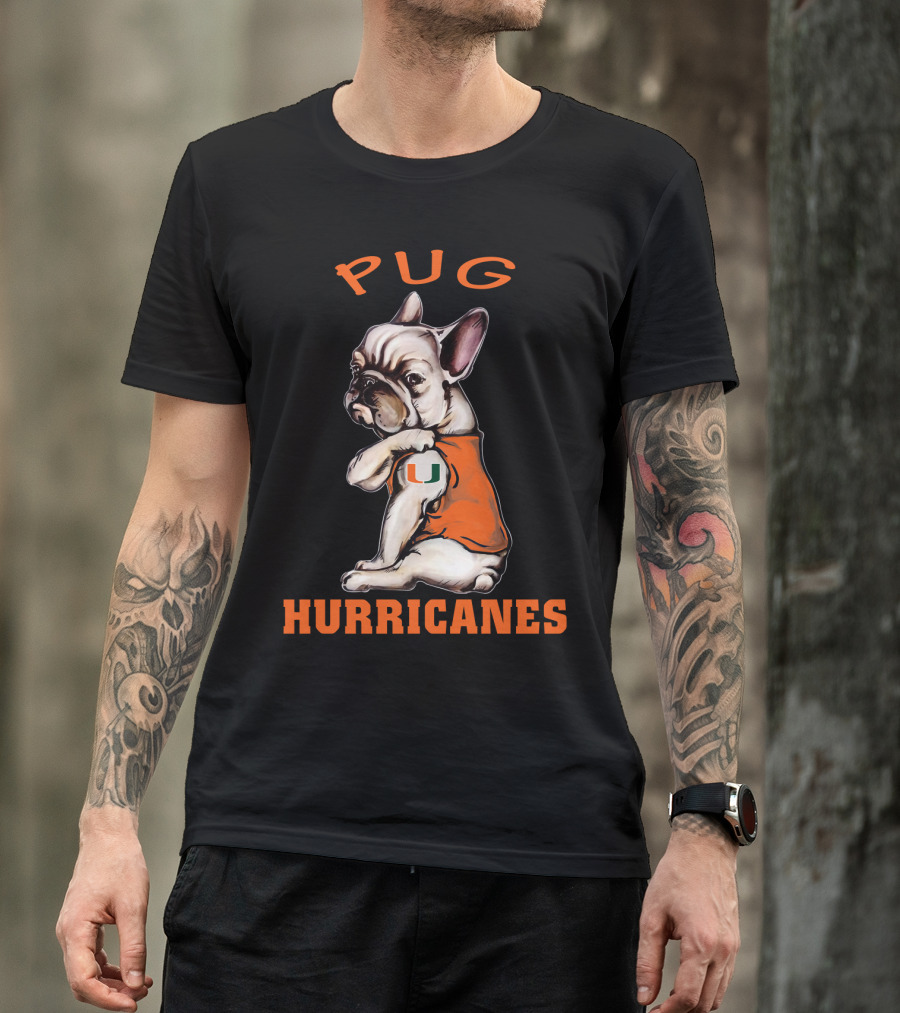 Pug Hurricanes Ncaa Mh T-Shirt