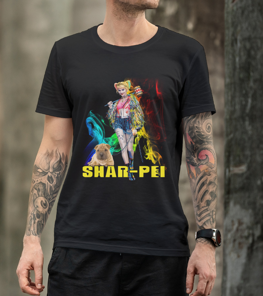 Shar-Pei Harley Quinn Dh T-Shirt