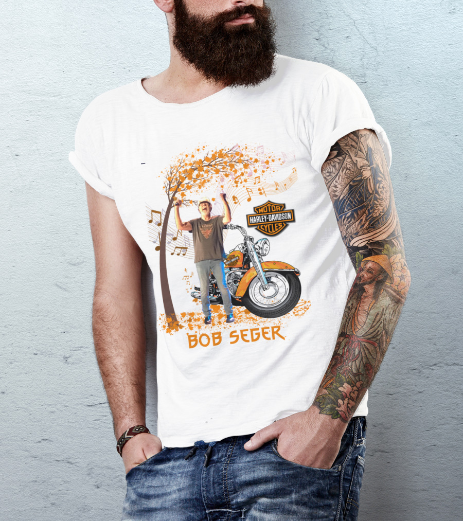 Bob Seger Harley Davidson Motorcycles Music Celebration T-Shirt