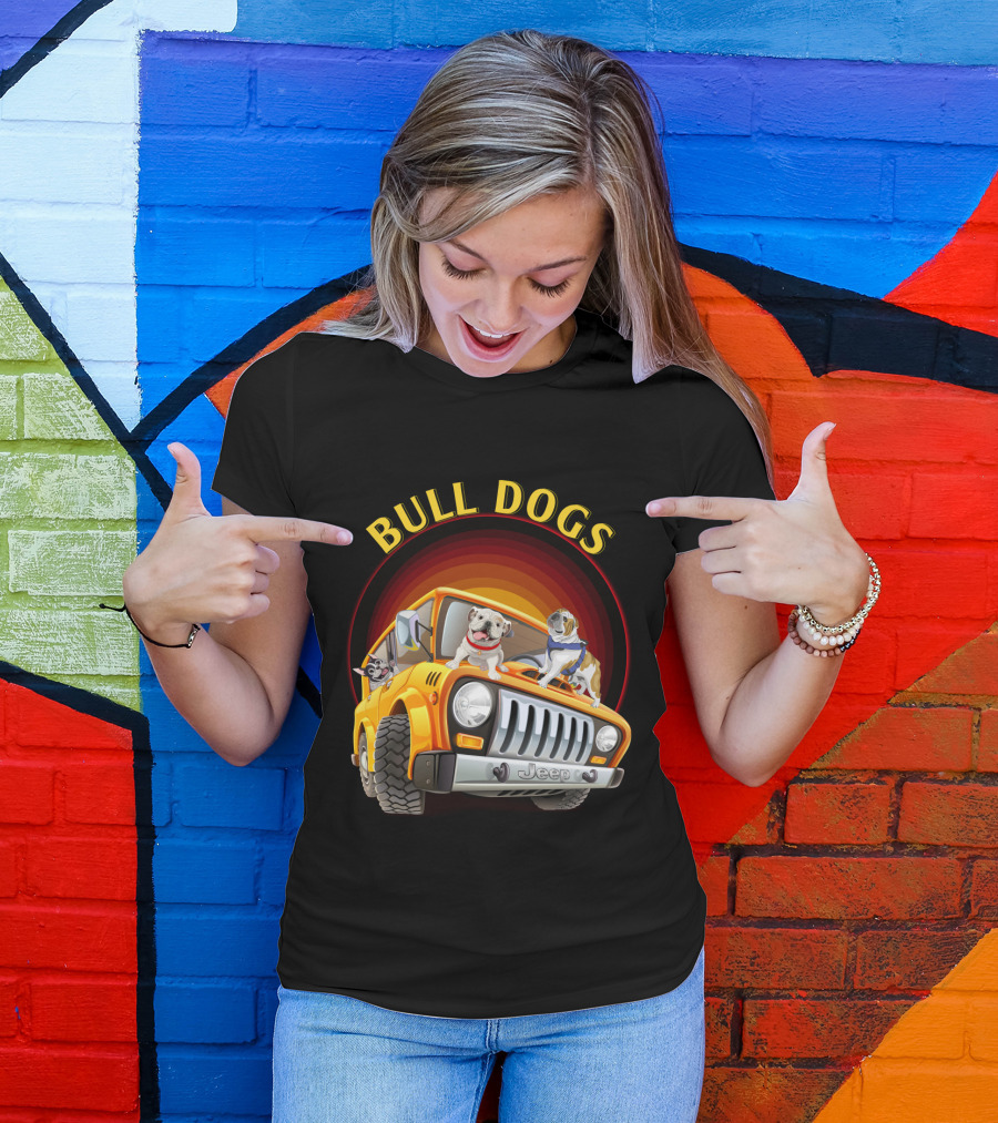 Bull Dogs Jeep Adventure Car 51 Dh T-Shirt