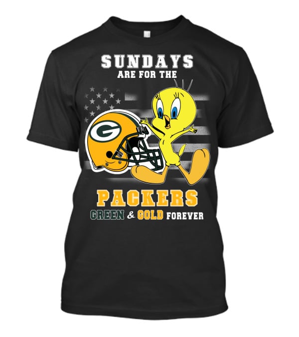 Sundays Are For The Packers Green & Gold Forever T-Shirt