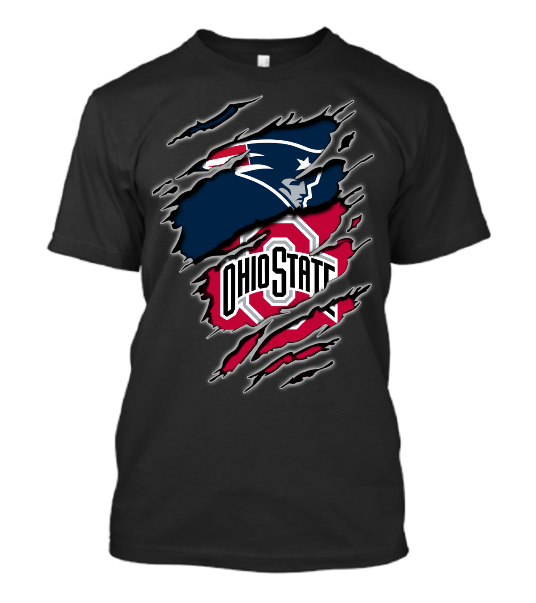 New England Patriots Ohio State Buckeyes For Fans T-Shirt