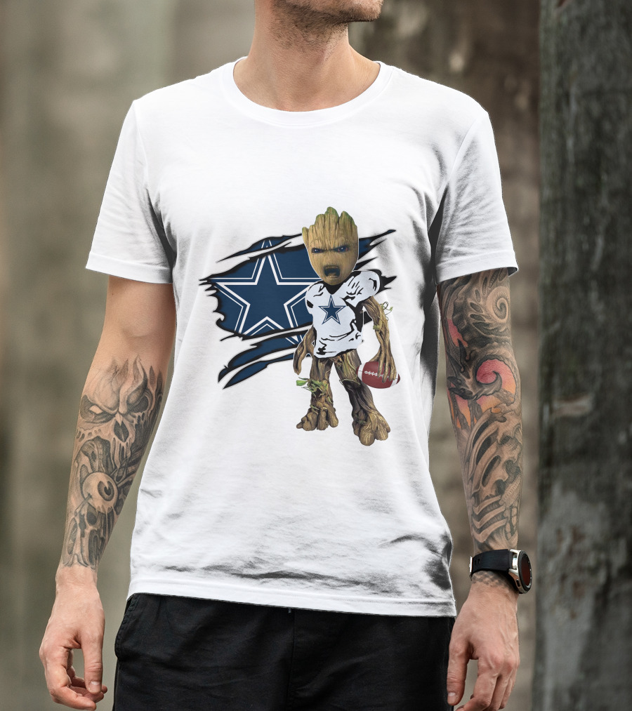I AM Cowboys Fan's Football Character Star Team T-Shirt