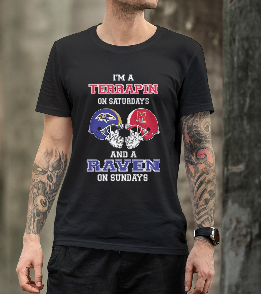 I'm A Terrapin On Saturdays And A Raven On Sundays T-Shirt
