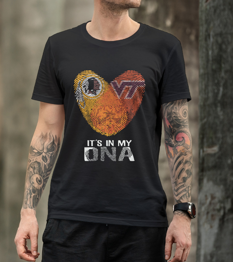 Redskins Vt It's In My Dna T-Shirt