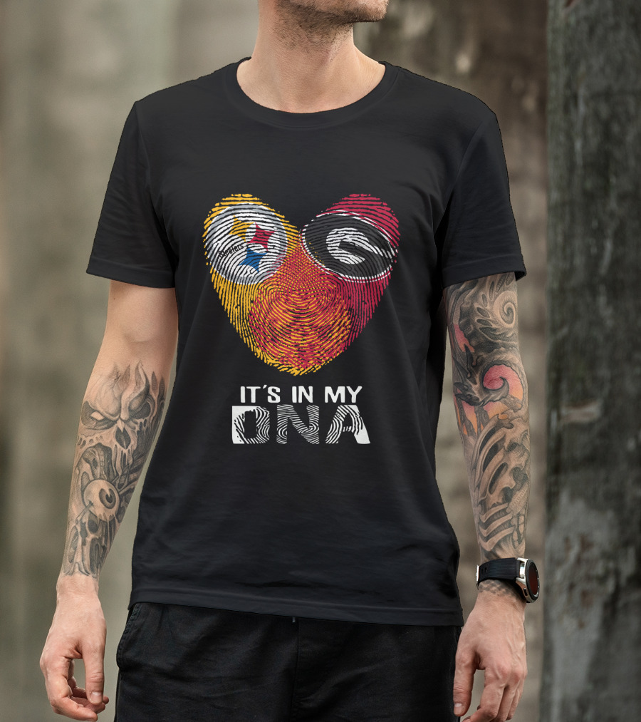 Steelers Georgia Bulldogs It's In My DNA T-Shirt